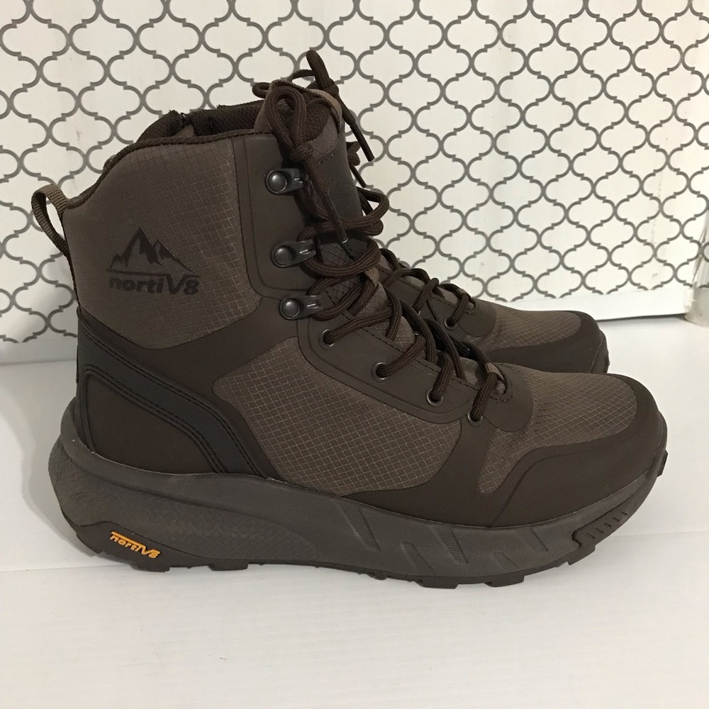 NORTIV 8 Military Tactical Boots Lightweight Motorcycle Combat 8 Inches Size 8.5